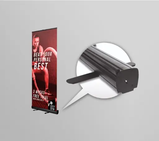 Black Rollup Banner